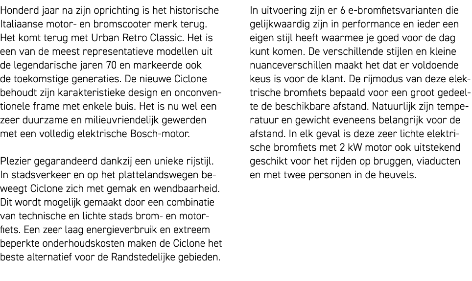 Honderd jaar na zijn oprichting is het historische Italiaanse motor- en bromscooter merk terug  Het komt terug met Ur   