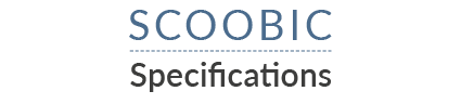 Scoobic Specifications