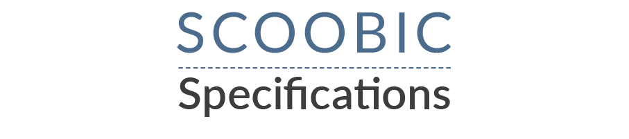 Scoobic Specifications