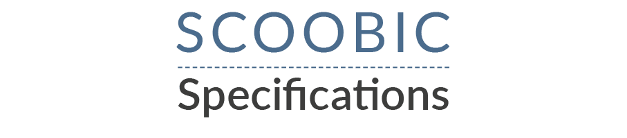 Scoobic Specifications