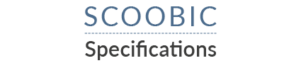 Scoobic Specifications